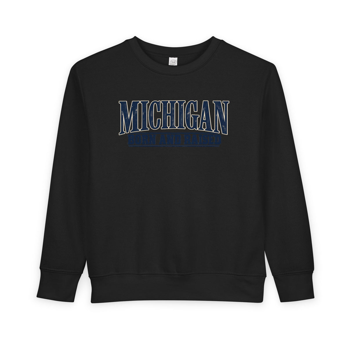 Michigan Born and Raised Premium Heritage Unisex Toddler Sweatshirt