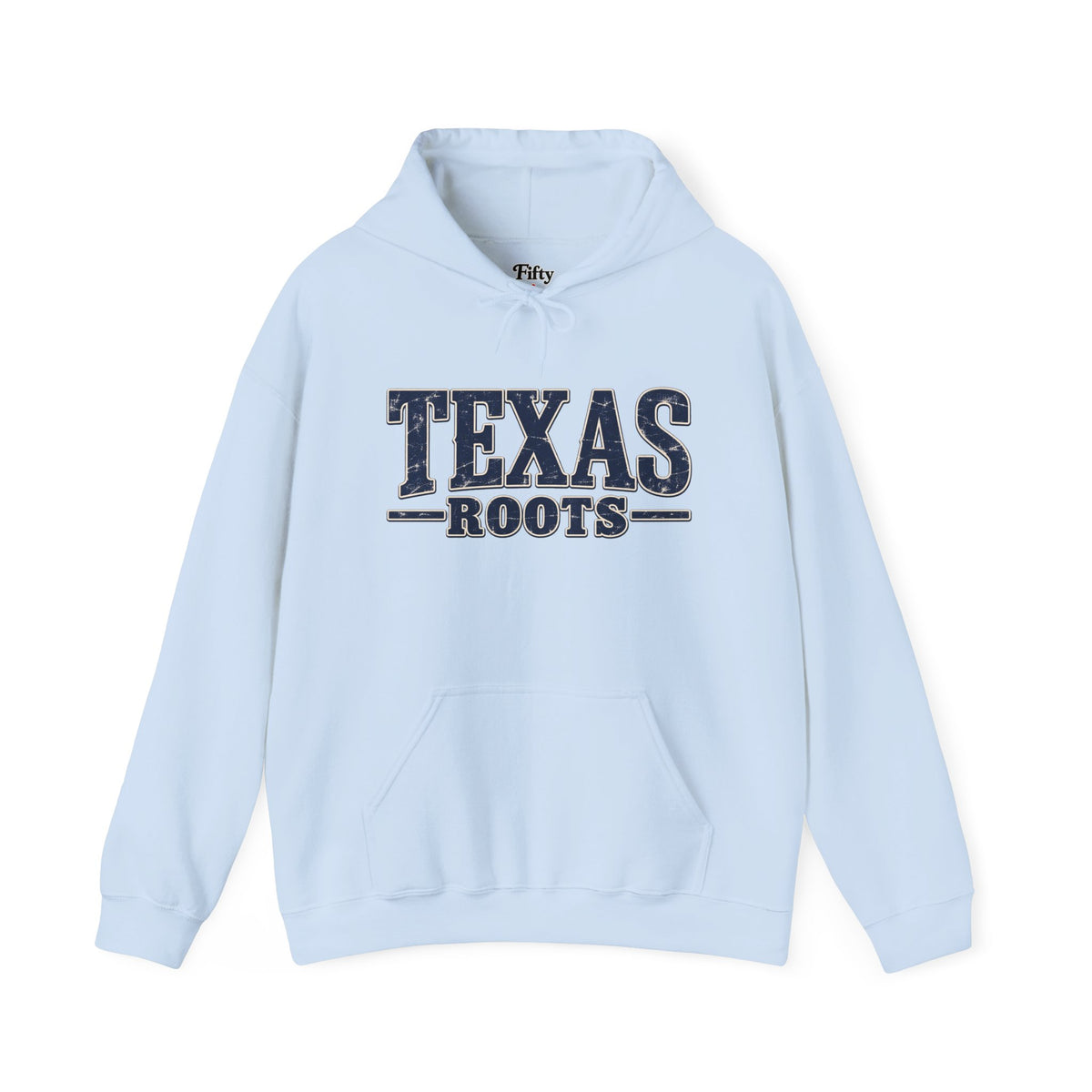 Texas Roots Unisex Hoodie State Name Graphic