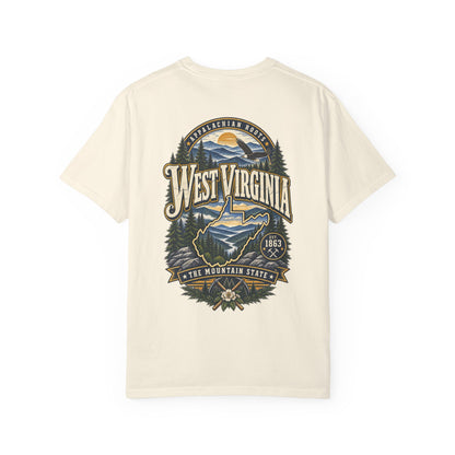 West Virginia Appalachian Roots Unisex Comfort Color 1717 Streetwear Graphic Tee