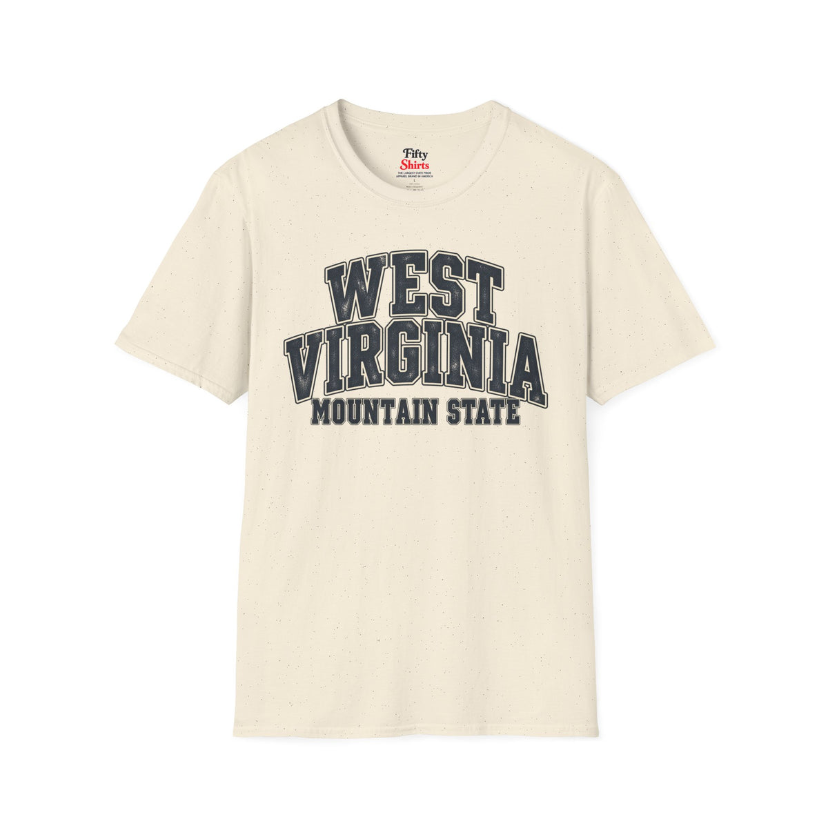 West Virginia Mountain State Unisex Softstyle T Shirt State Name Graphic Tee
