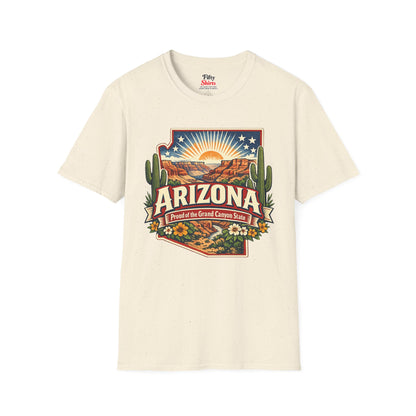 Arizona State Pride Unisex Softstyle T Shirt State Pride Graphic Tee Collections FS03
