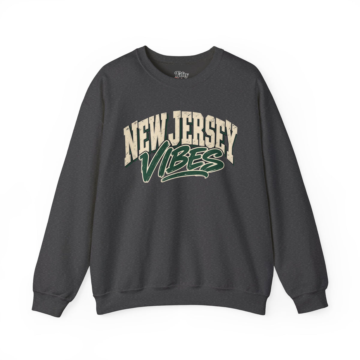 New Jersey Vibes Unisex Crewneck Sweatshirt State Name Graphic