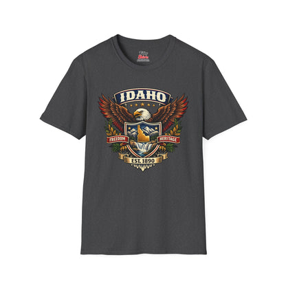 Idaho Americana Eagle Unisex Softstyle T Shirt State Pride Graphic Tee Collections FS03