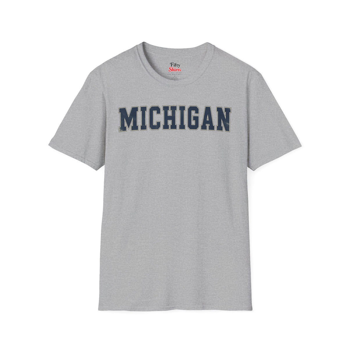 Michigan Unisex Softstyle T Shirt State Name Graphic Tee