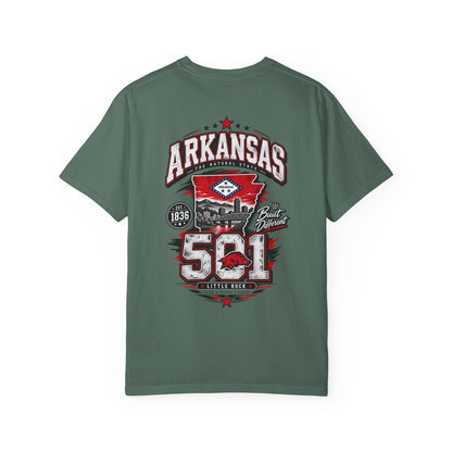 Arkansas 501 Unisex Comfort Color 1717 Streetwear Graphic Tee