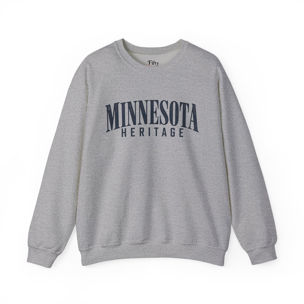 Minnesota Heritage Unisex Crewneck Sweatshirt State Name Graphic