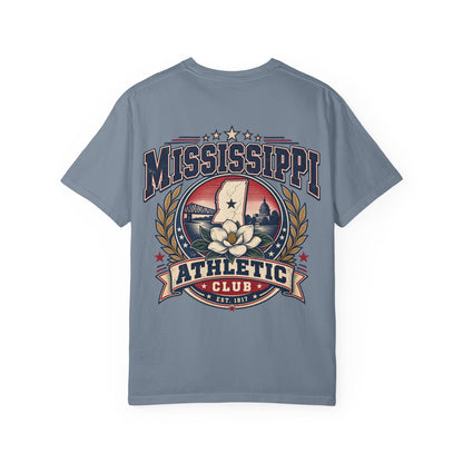 Mississippi Athletic Club Unisex Comfort Color 1717 Streetwear Graphic Tee