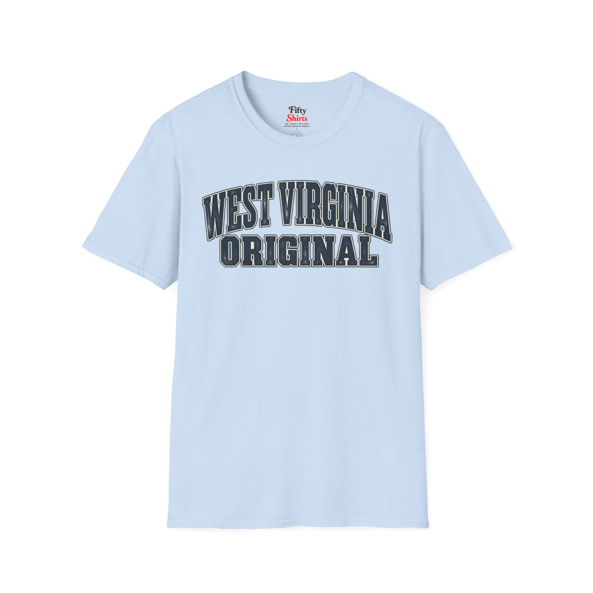 West Virginia Original Unisex Softstyle T Shirt State Name Graphic Tee