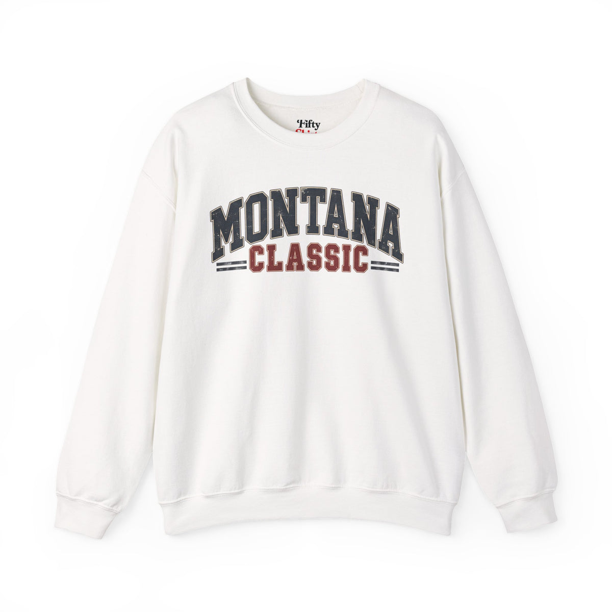 Montana Classic Unisex Crewneck Sweatshirt State Name Graphic