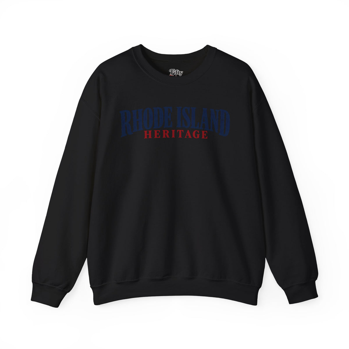Rhode Island Heritage Unisex Crewneck Sweatshirt State Name Graphic