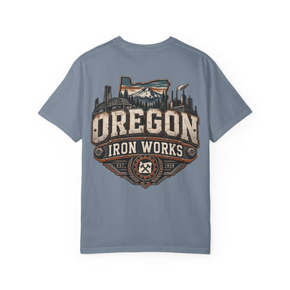 Oregon Iron Works Unisex Comfort Color 1717 Streetwear Graphic Tee