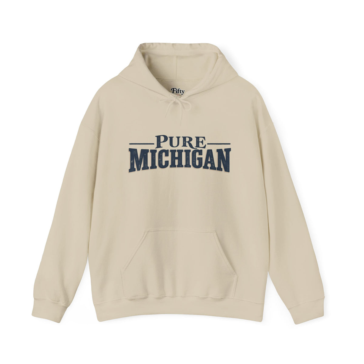 Pure Michigan Unisex Hoodie State Name Graphic