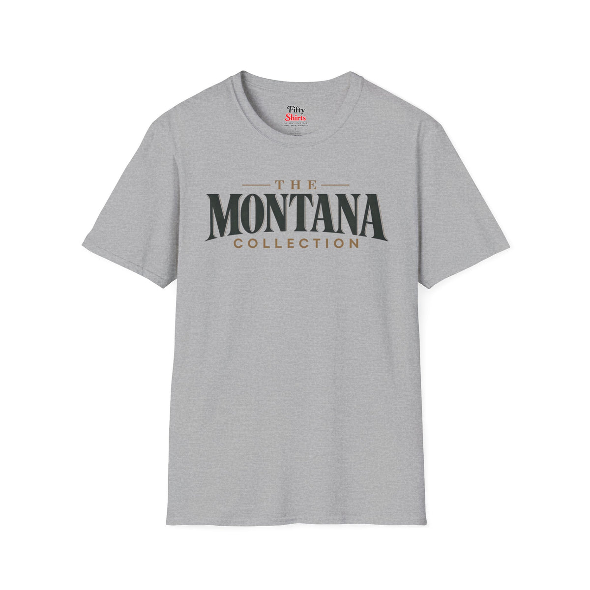 The Montana Collection Unisex Softstyle T Shirt State Name Graphic Tee