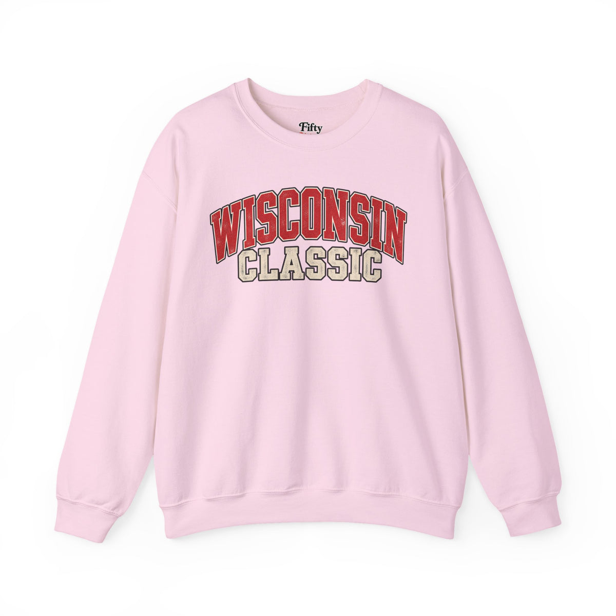 Wisconsin Classic Unisex Crewneck Sweatshirt State Name Graphic