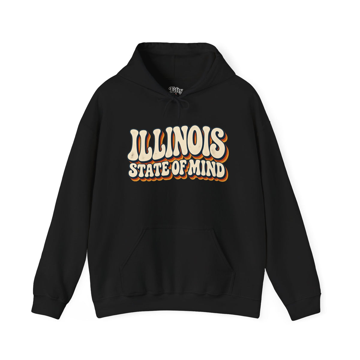 Illinois State of Mind Unisex Hoodie State Name Graphic