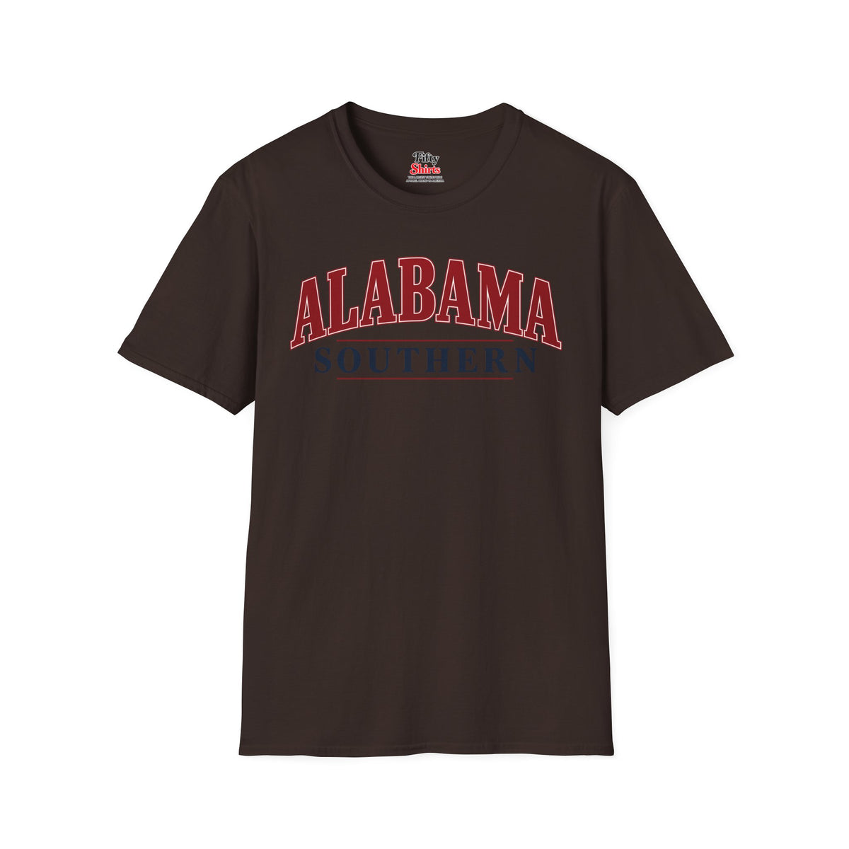 Alabama Southern Unisex Softstyle T Shirt State Name Graphic Tee