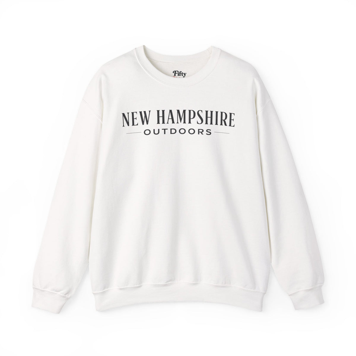 New Hampshire Outdoors Unisex Crewneck Sweatshirt State Name Graphic