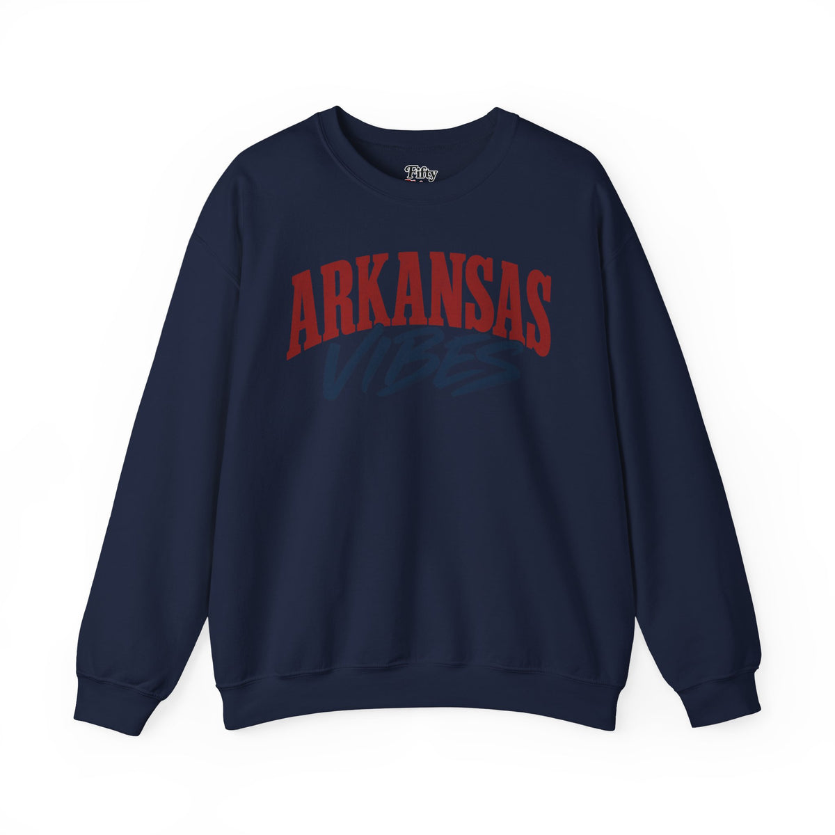 Arkansas Vibes Unisex Crewneck Sweatshirt State Name Graphic