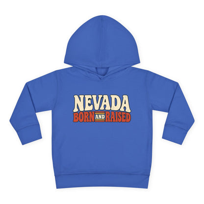 Nevada Born and Raised Retro 1970s Desert Unisex Toddler Pullover Fleece Hoodie