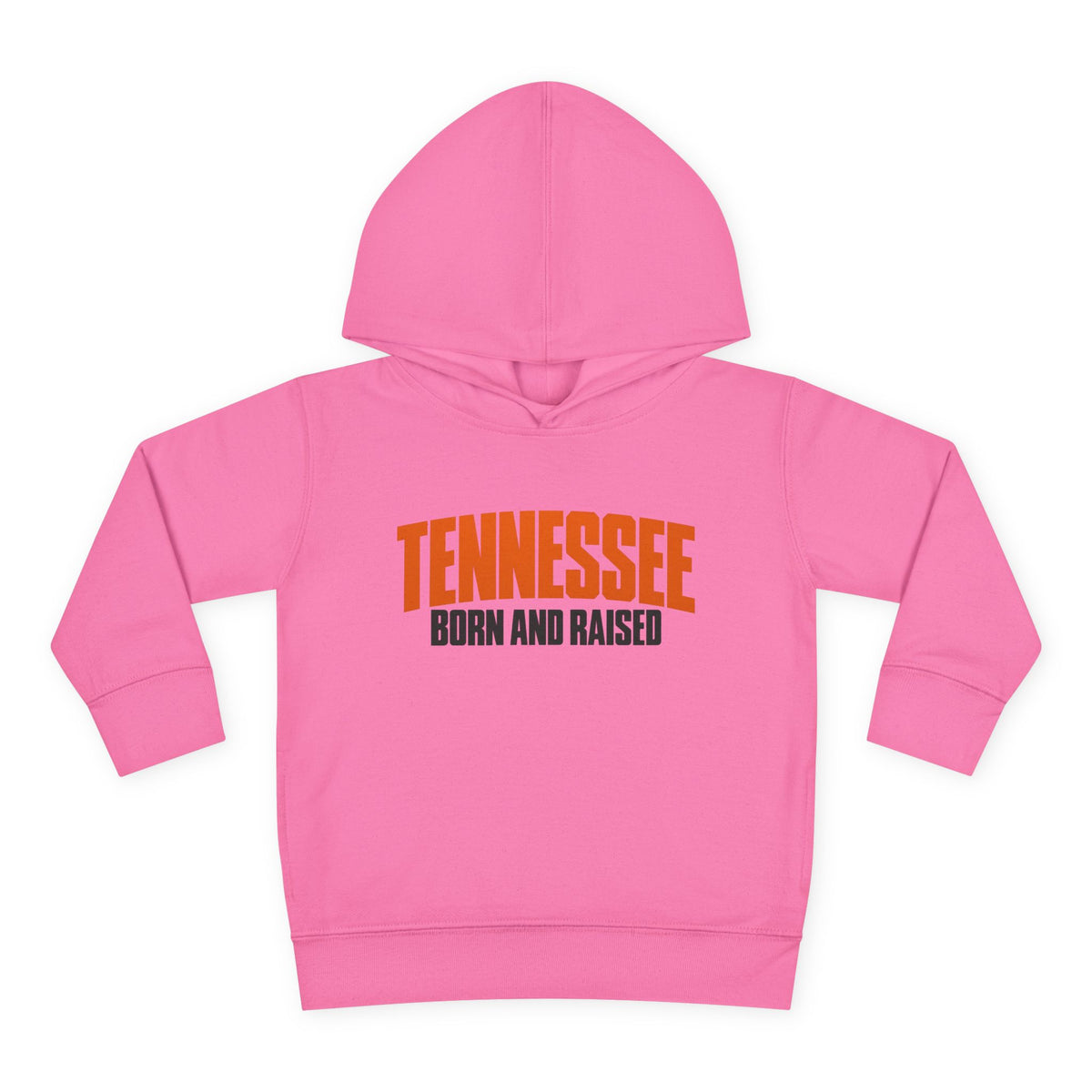 Tennessee Born and Raised Modern Southern Streetwear Unisex Toddler Pullover Fleece Hoodie