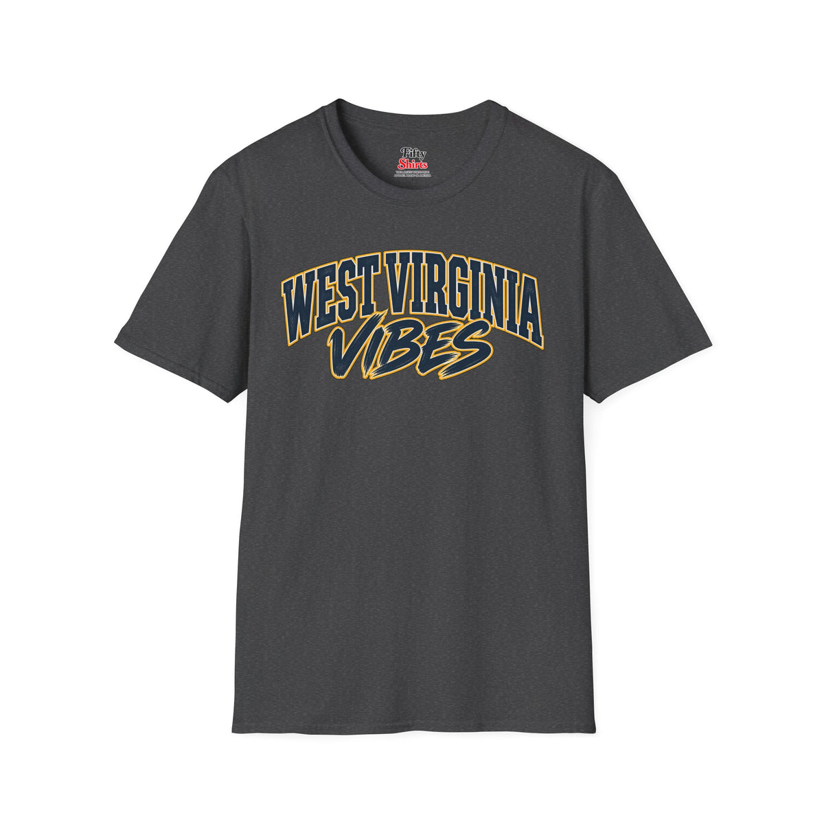 West Virginia Vibes Unisex Softstyle T Shirt State Name Graphic Tee