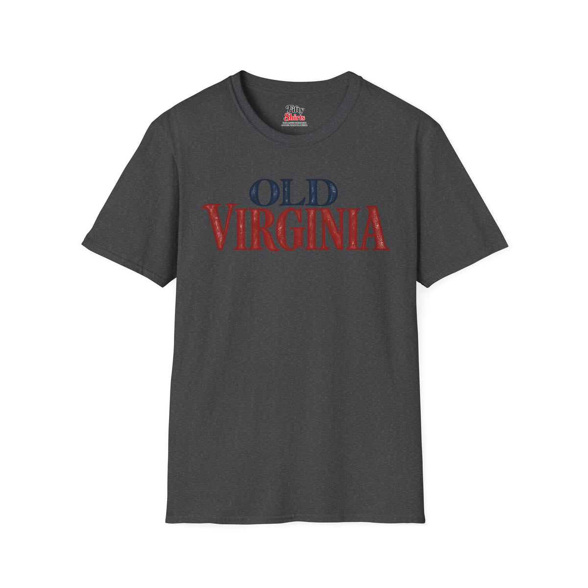 Old Virginia Unisex Softstyle T Shirt State Name Graphic Tee