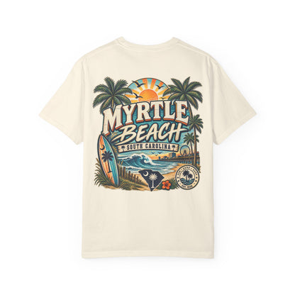 Myrtle Beach South Carolina Unisex Comfort Color 1717 Streetwear Graphic Tee