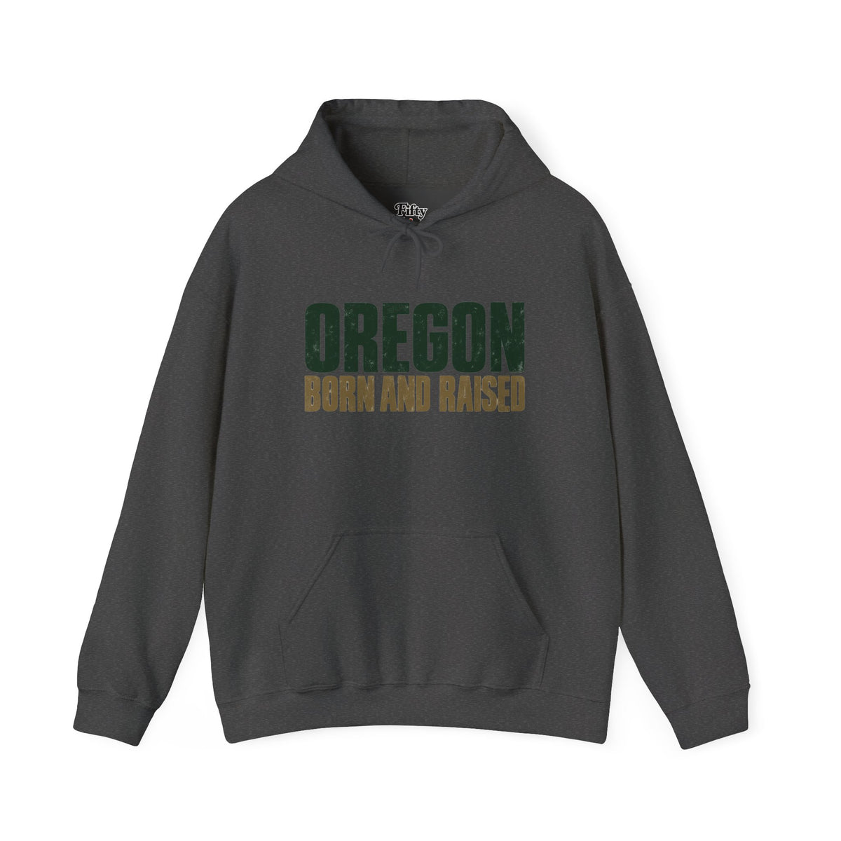 Oregon Born and Raised Minimal PNW Heritage Unisex Hoodie Graphic