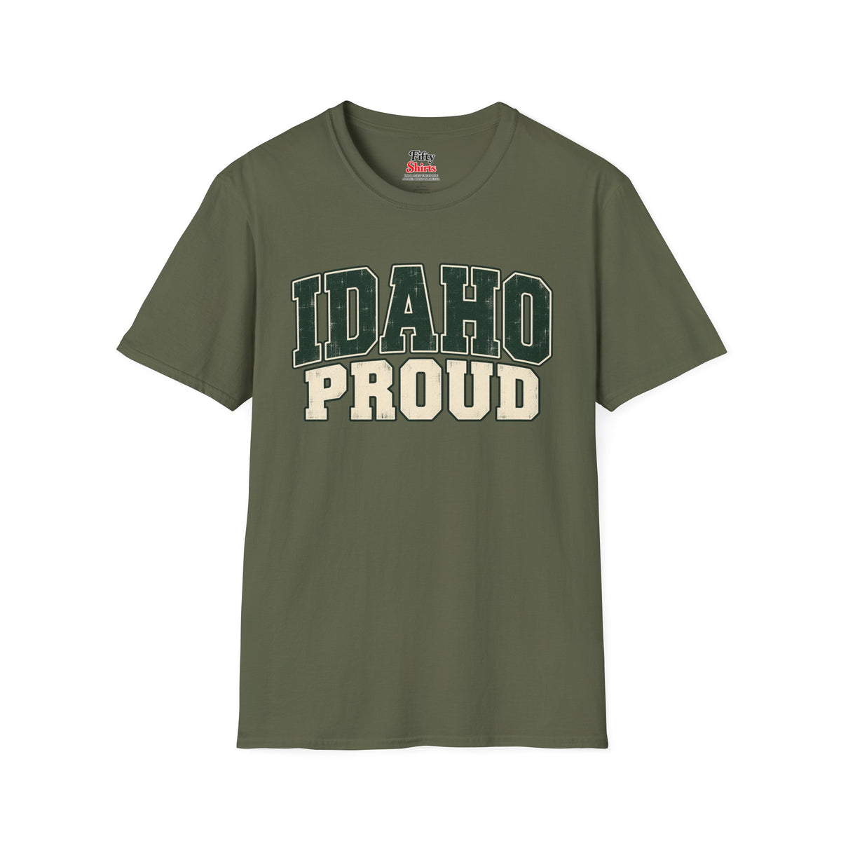 Idaho Proud Unisex Softstyle T Shirt State Name Graphic Tee