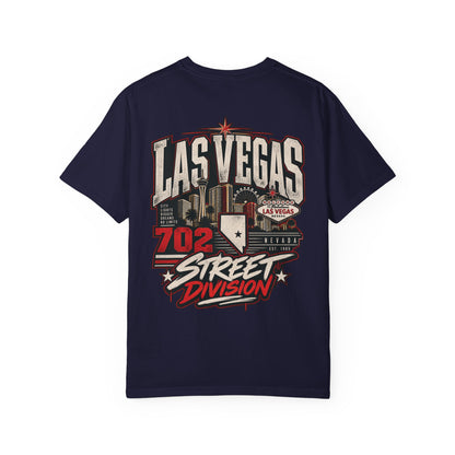 Nevada Las Vegas Street Division Unisex Comfort Color 1717 Streetwear Graphic Tee