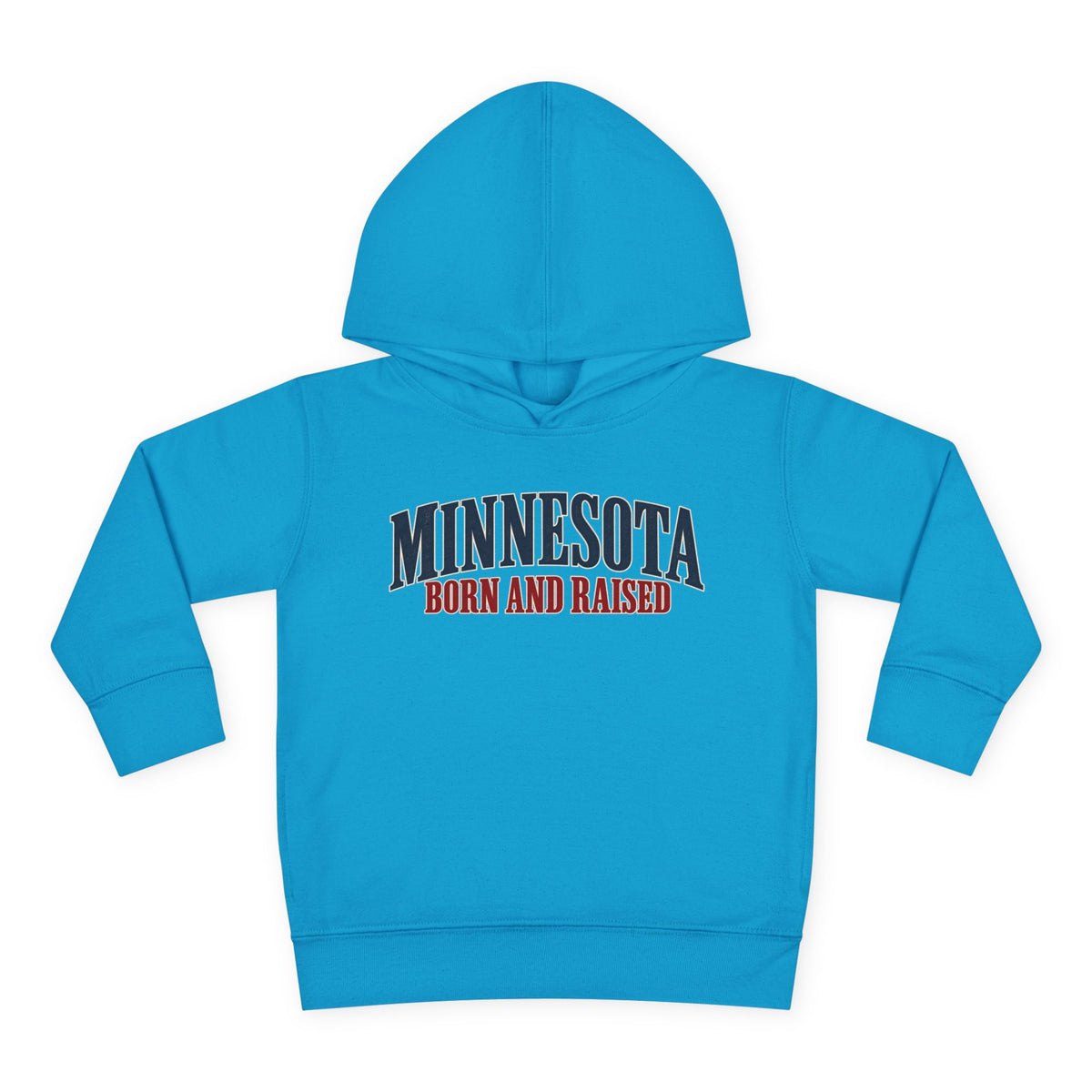 Minnesota Born and Raised Luxury Heritage Unisex Toddler Pullover Fleece Hoodie