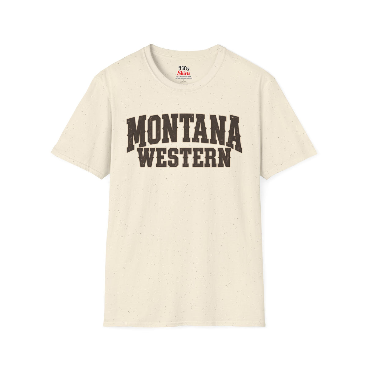 Montana Western Unisex Softstyle T Shirt State Name Graphic Tee