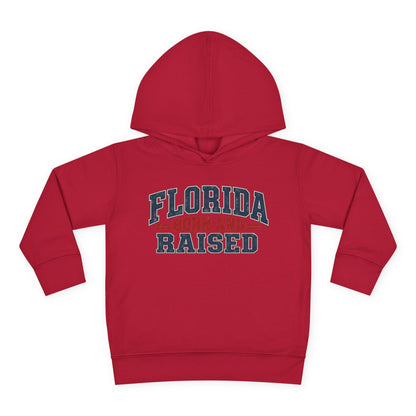 Florida Born and Raised Rustic Americana Unisex Toddler Pullover Fleece Hoodie