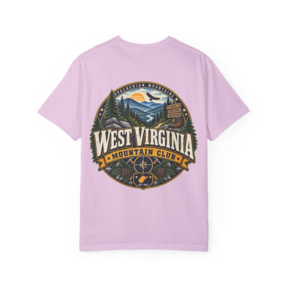 West Virginia Mountain Club Unisex Comfort Color 1717 Streetwear Graphic Tee
