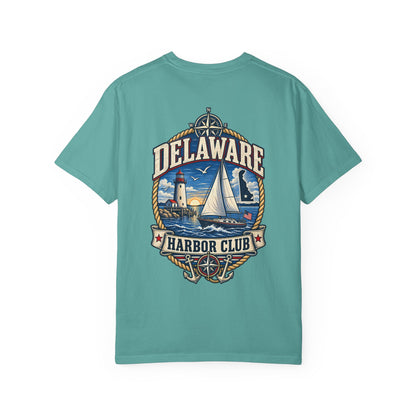Delaware Harbor Club  Unisex Comfort Color 1717 Streetwear Graphic Tee