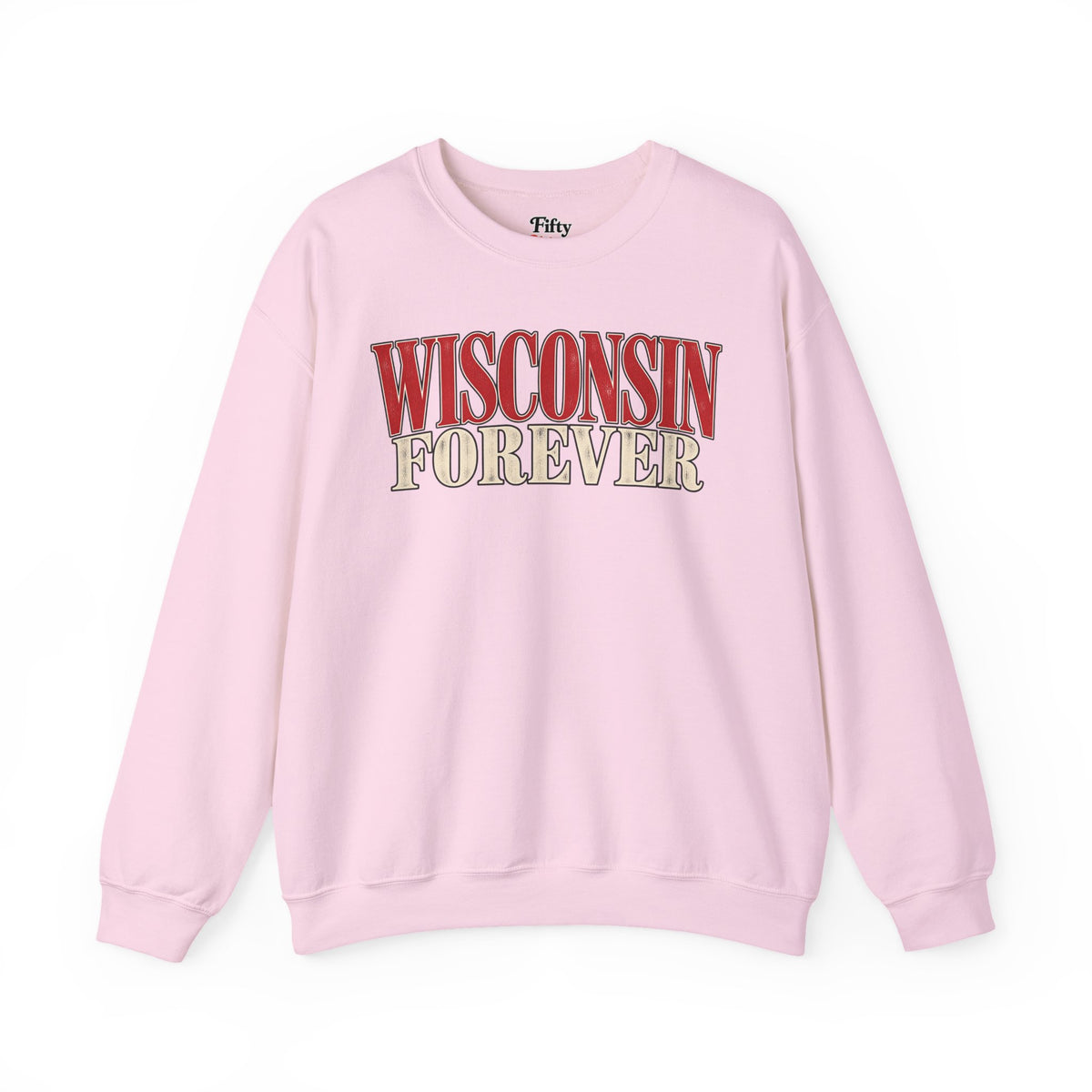 Wisconsin Forever Unisex Crewneck Sweatshirt State Name Graphic