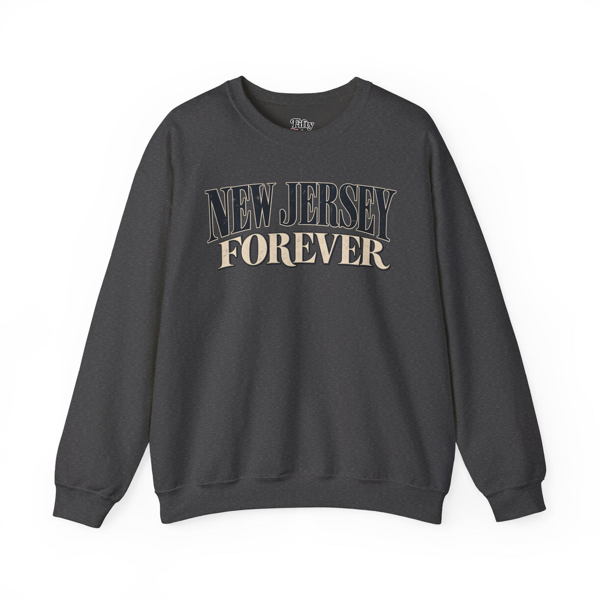 New Jersey Forever Unisex Crewneck Sweatshirt State Name Graphic