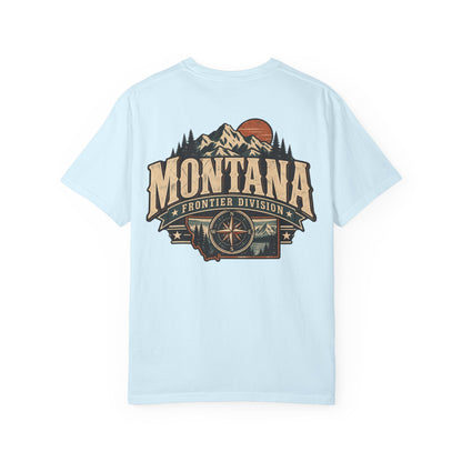 Montana Frontier Division Unisex Comfort Color 1717 Streetwear Graphic Tee