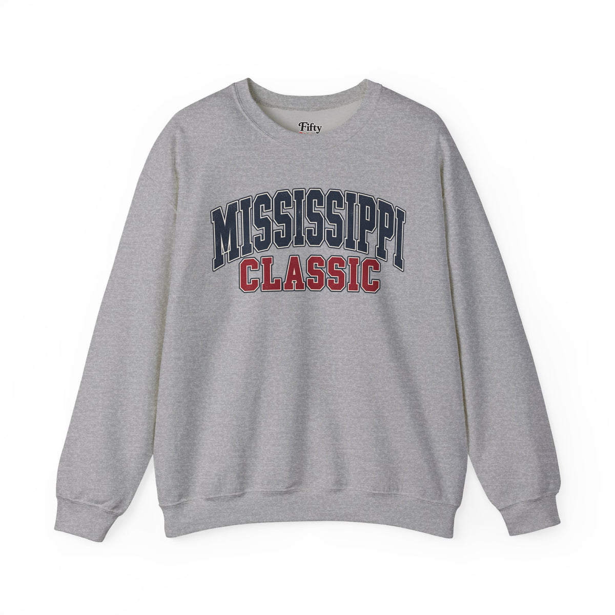 Mississippi Classic Unisex Crewneck Sweatshirt State Name Graphic