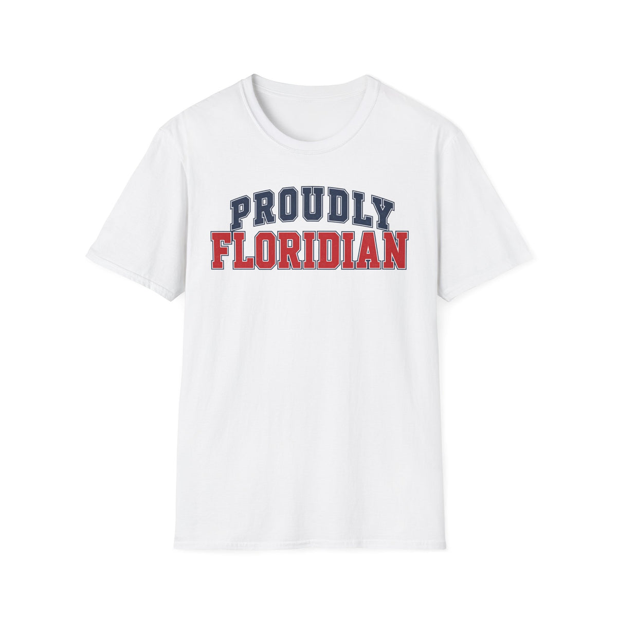 Proudly Floridian Florida Unisex Softstyle T Shirt State Name Graphic Tee