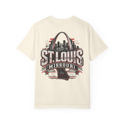 St. Louis Missouri Unisex Comfort Color 1717 Streetwear Graphic Tee