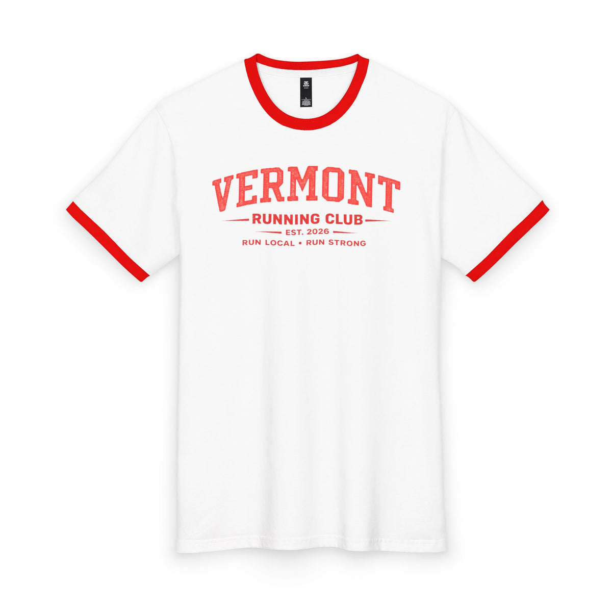 Vermont Running Club 2026 All State Men's Staple Ringer Tee