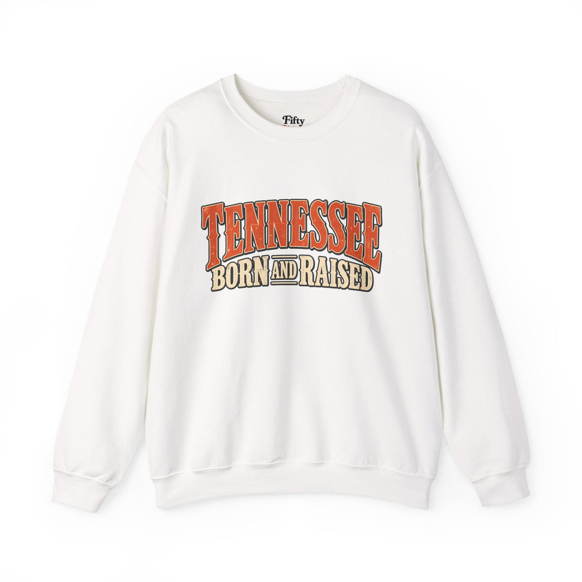 Tennessee Born and Raised Old-School Souvenir Unisex Sweatshirt Graphic