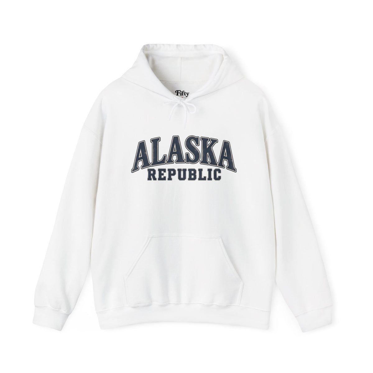 Alaska Republic Unisex Hoodie State Name Graphic