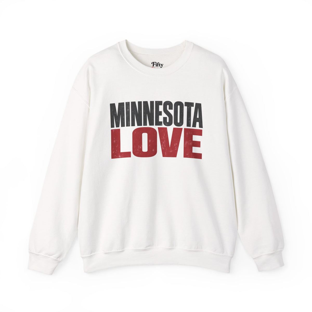 Minnesota Love Unisex Crewneck Sweatshirt State Name Graphic