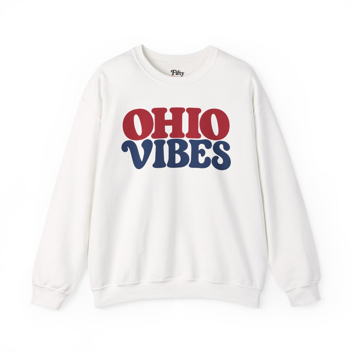 Ohio Vibes Unisex Crewneck Sweatshirt State Name Graphic