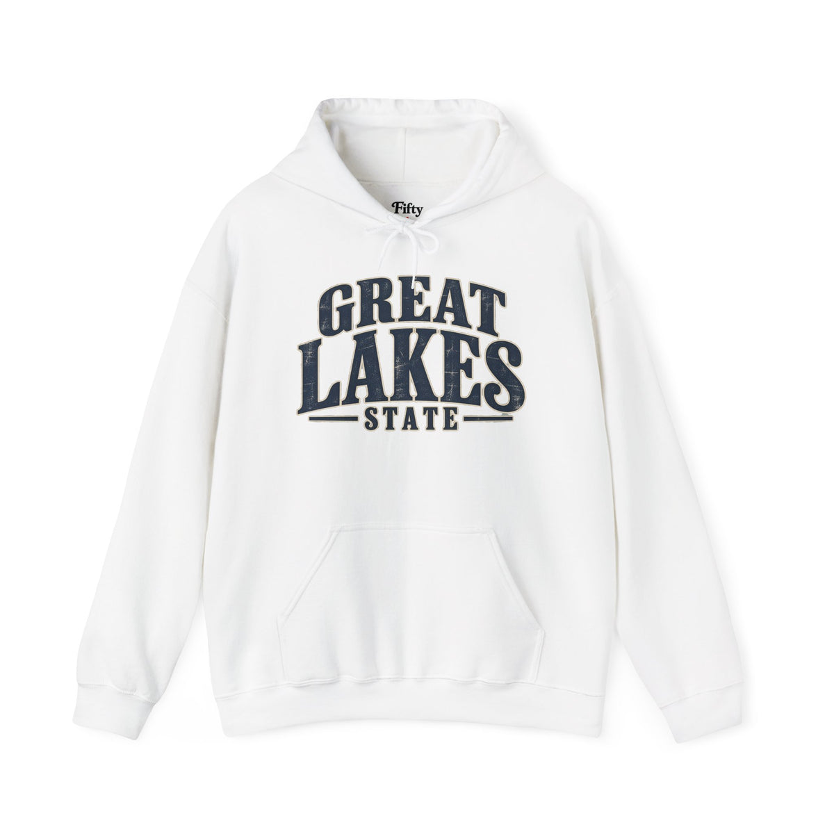 Michigan Great Lakes State Unisex Hoodie State Name Graphic