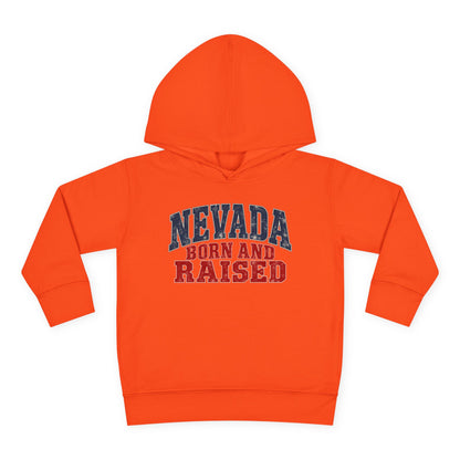 Nevada Born and Raised Desert Heritage Unisex Toddler Pullover Fleece Hoodie