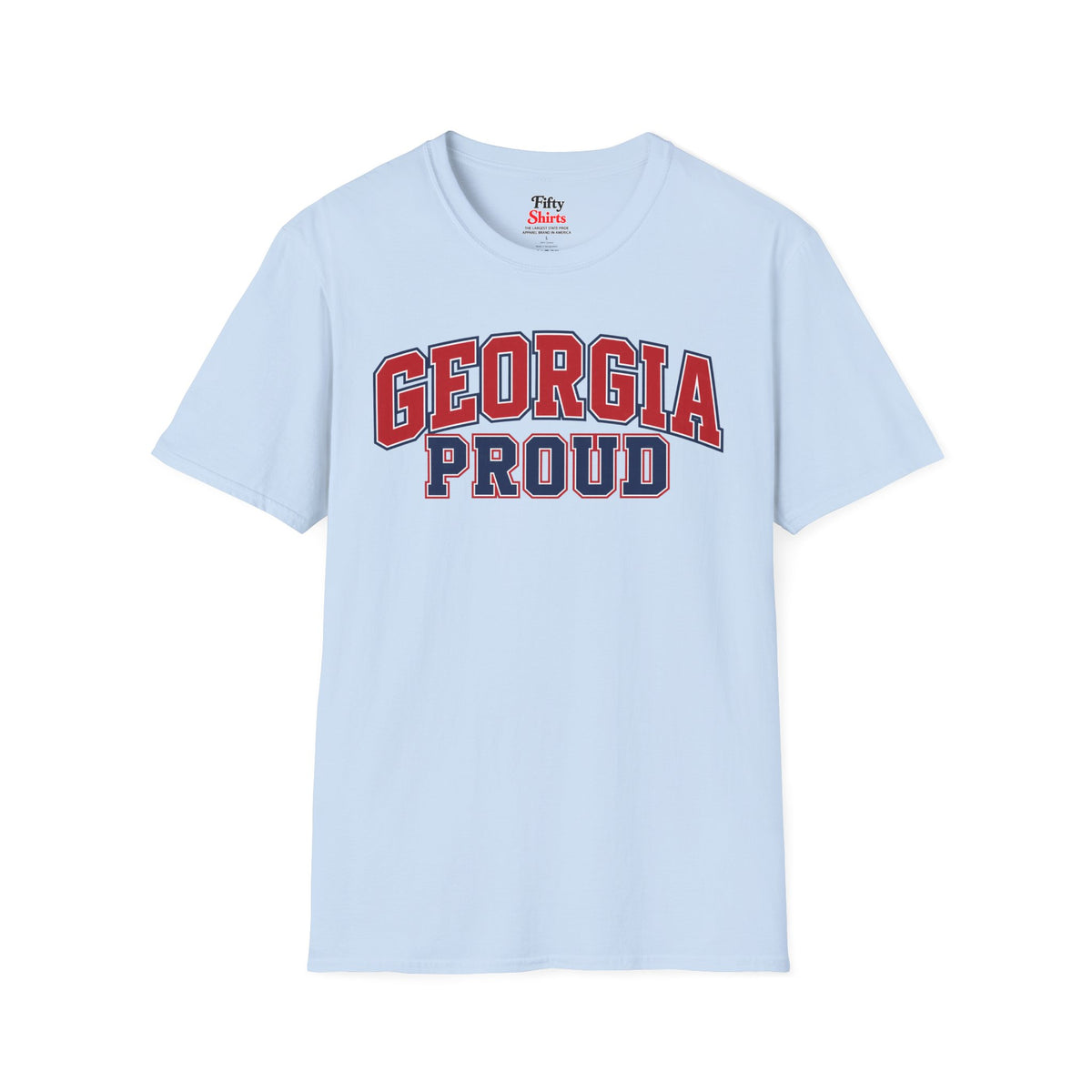 Georgia Proud Unisex Softstyle T Shirt State Name Graphic Tee