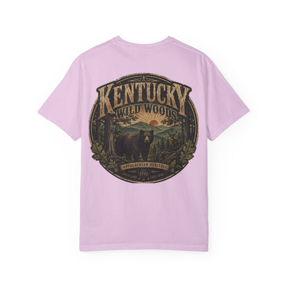 Kentucky Wild Woods Unisex Comfort Color 1717 Streetwear Graphic Tee